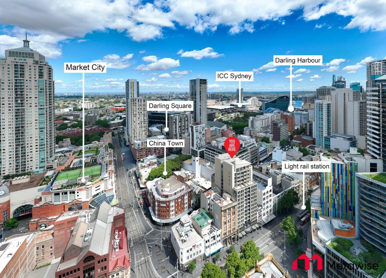 Metawise Sydney Cbd Haymarket Luxe 2Bed Penthouse Aqua Esterno foto